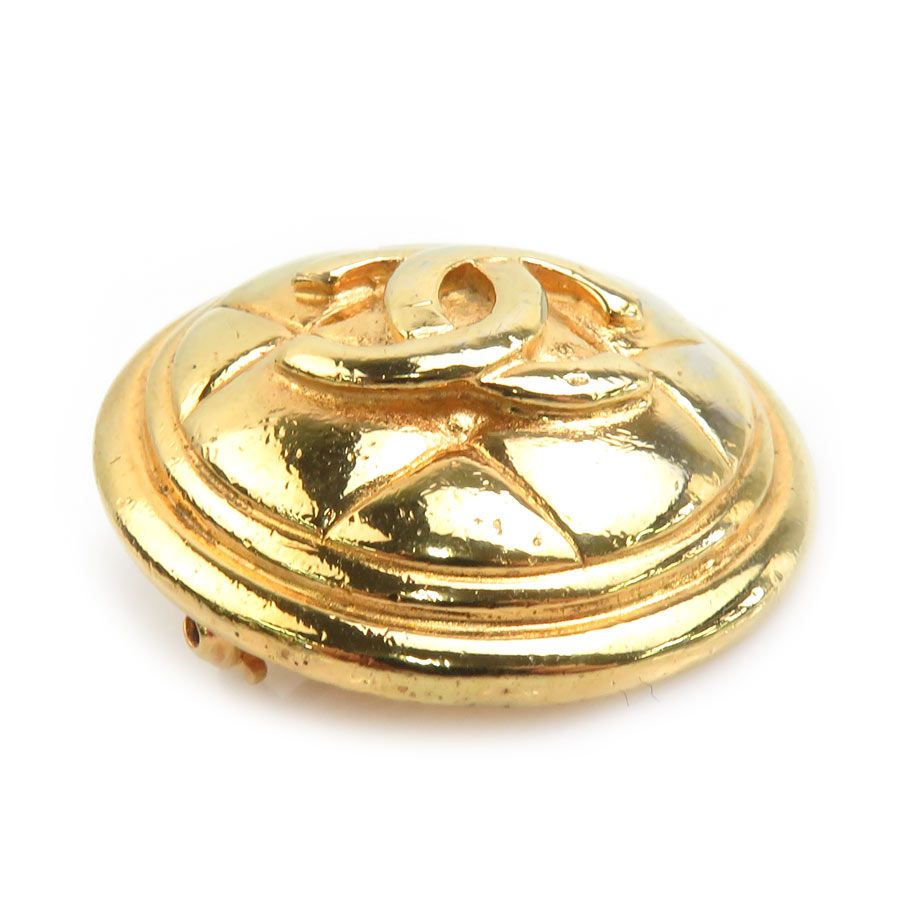 Chanel Brooch CC Logo — view 3