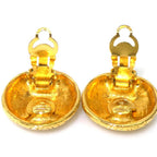 Chanel Earrings Logo Gold — view 7