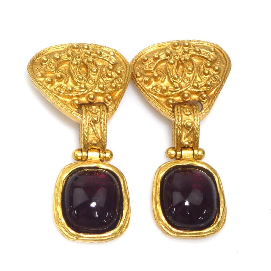 Chanel Earrings CC Logo