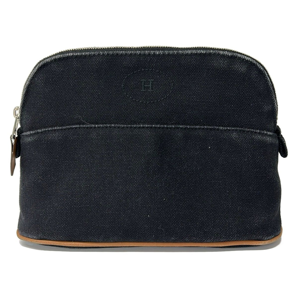 Hermes Pouch Black Leather