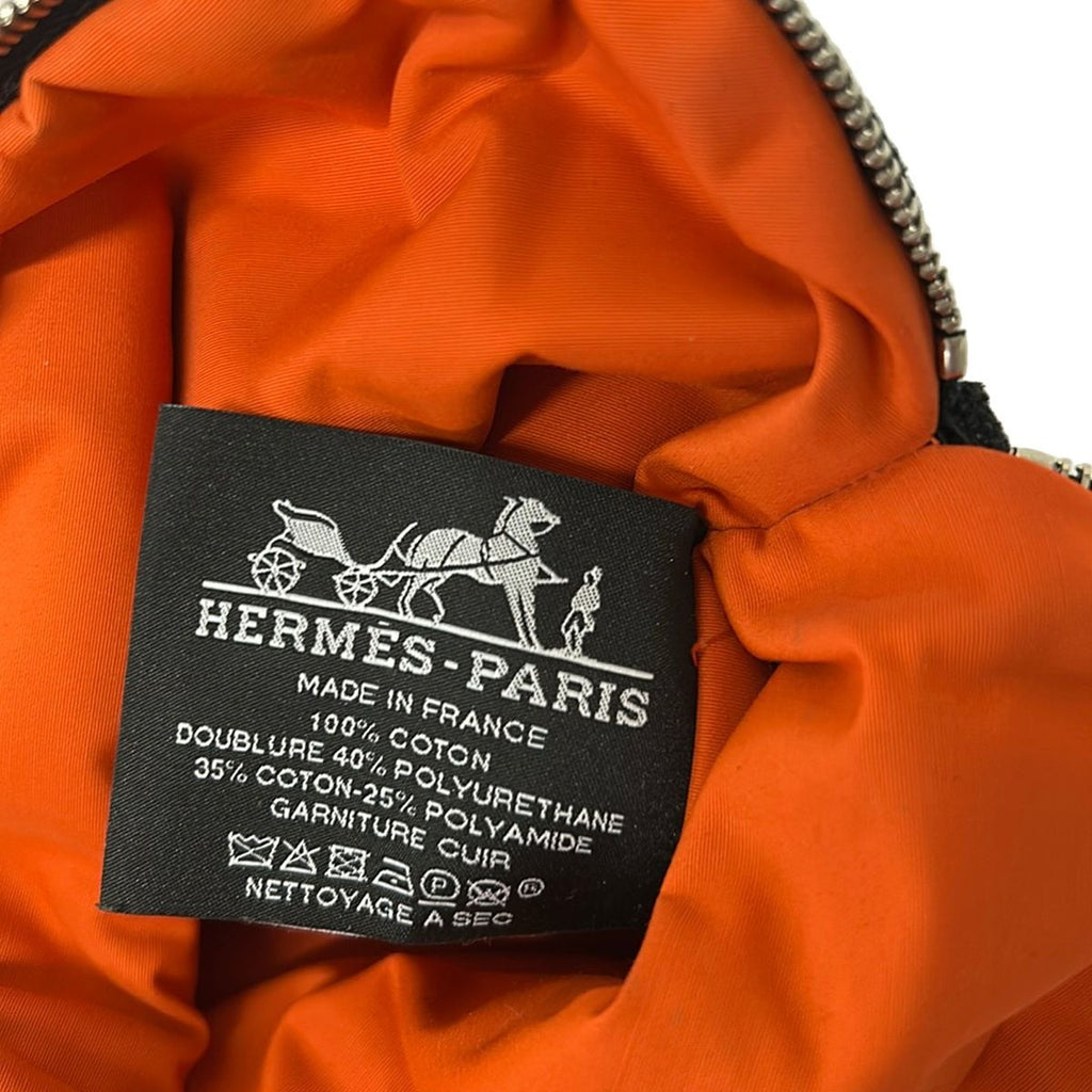 Hermes Pouch Black Leather — view 5