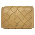 Bottega Veneta Trifold Wallet Intrecciato Light Brown Leather