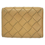 Bottega Veneta Trifold Wallet Intrecciato Light Brown Leather — view 2