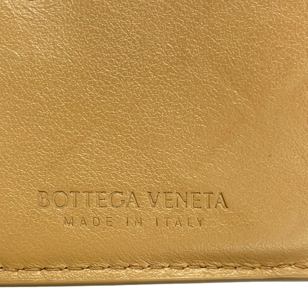 Bottega Veneta Trifold Wallet Intrecciato Light Brown Leather — view 5