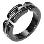 Chanel Ultra White Gold Ceramic Ring