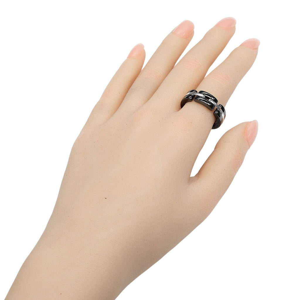 Chanel Ultra White Gold Ceramic Ring — view 2