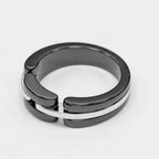 Chanel Ultra White Gold Ceramic Ring — view 6