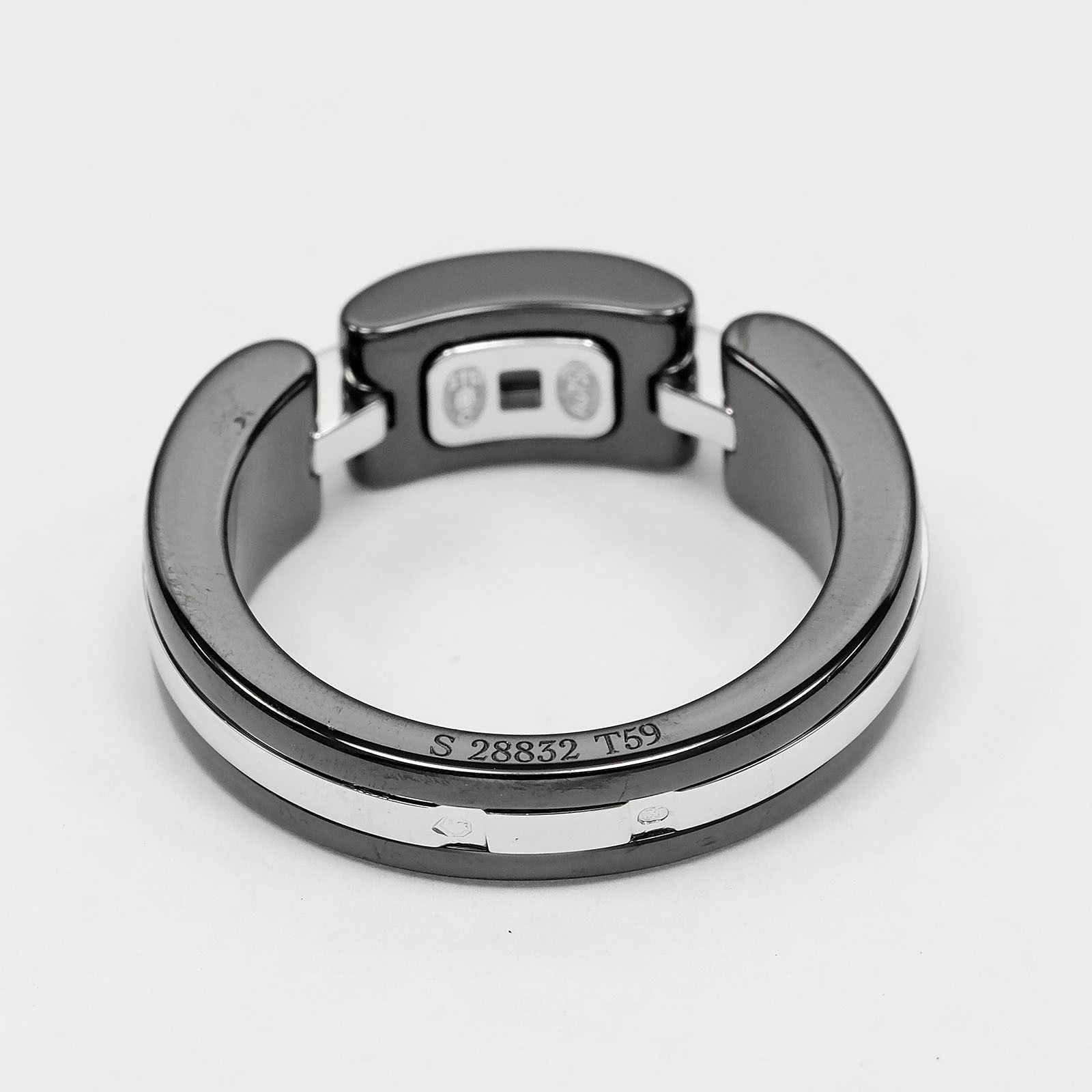 Chanel Ultra White Gold Ceramic Ring — view 5