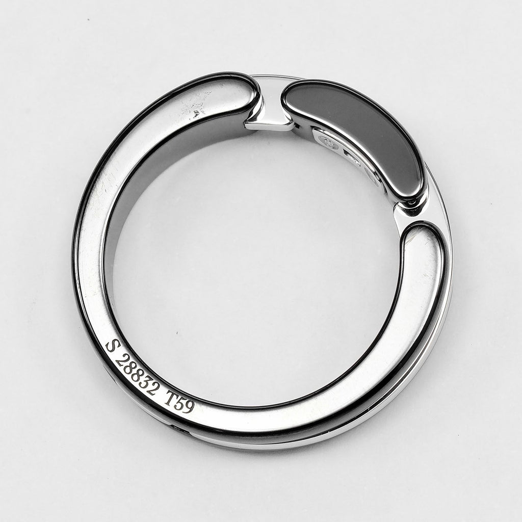 Chanel Ultra White Gold Ceramic Ring — view 8