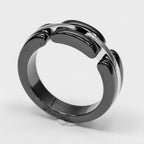 Chanel Ultra White Gold Ceramic Ring — view 3