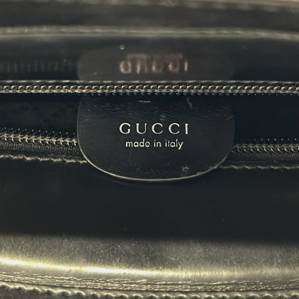 Gucci Handbag Bamboo Black Leather — view 9