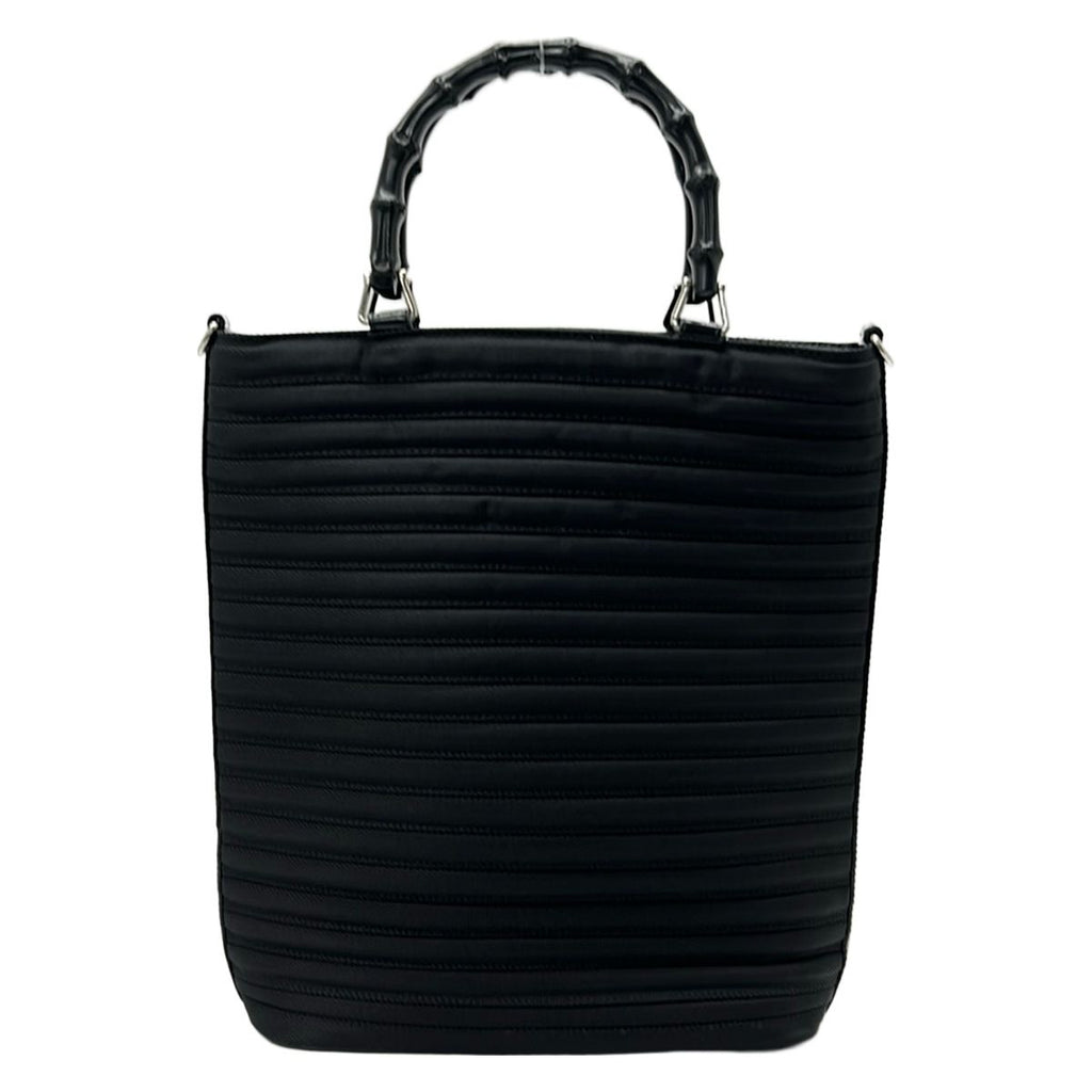 Gucci Handbag Bamboo Black Leather — view 3