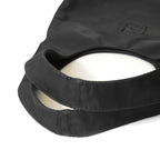Fendi FF Logo Shoulder Bag Hobo Nylon Black — view 4