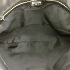 Fendi FF Logo Shoulder Bag Hobo Nylon Black — view 7