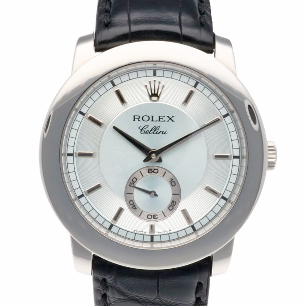Rolex Cellini Cellinium Watch Platinum 6 Hand Wound