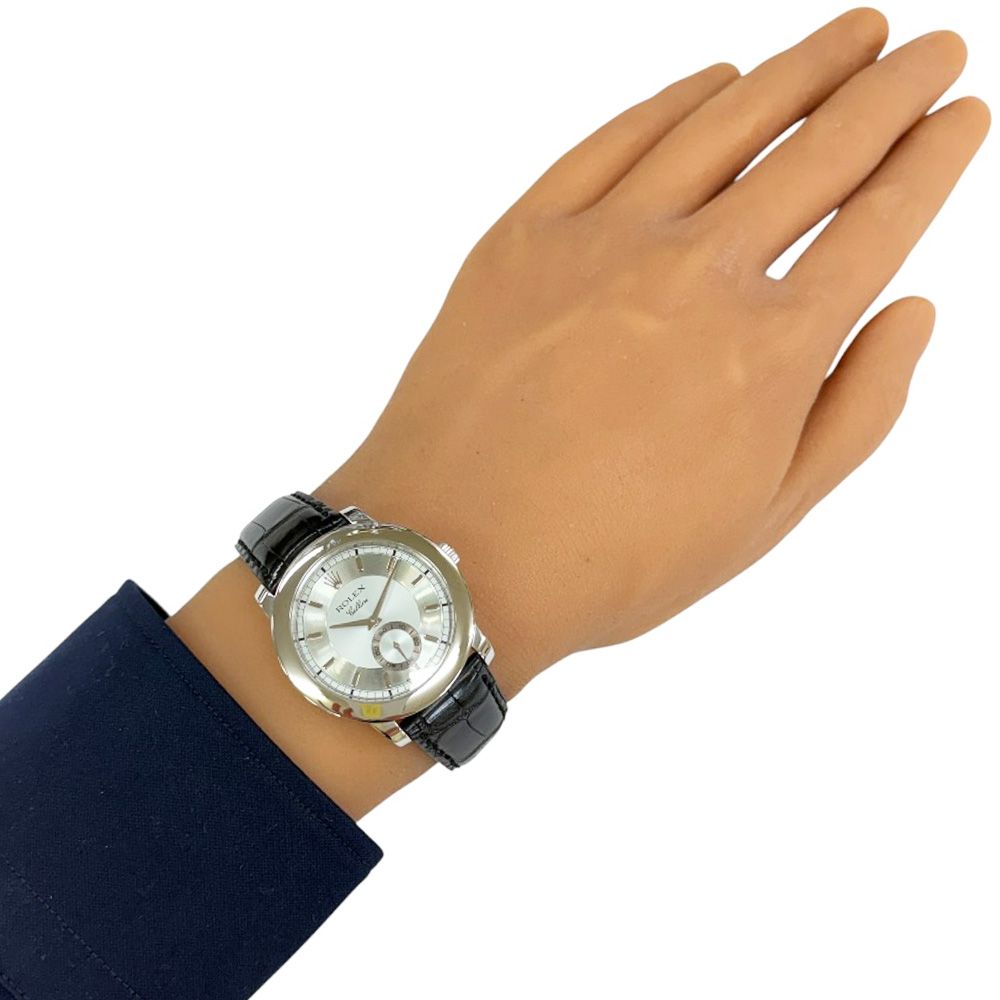 Rolex Cellini Cellinium Watch Platinum 6 Hand Wound — view 2
