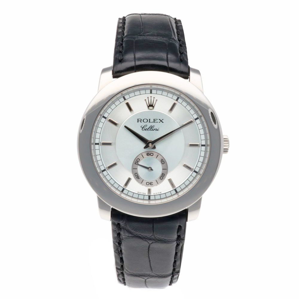 Rolex Cellini Cellinium Watch Platinum 6 Hand Wound — view 8