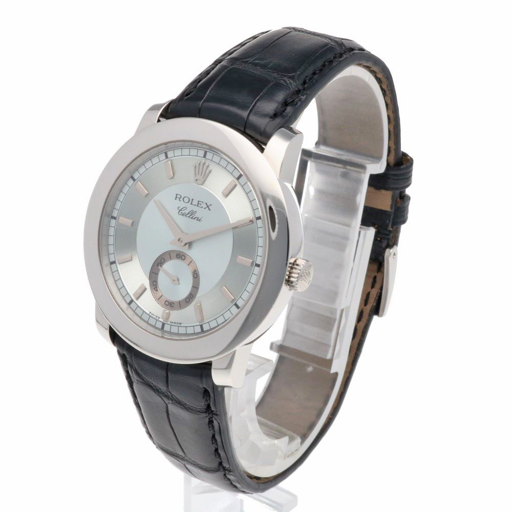 Rolex Cellini Cellinium Watch Platinum 6 Hand Wound — view 3