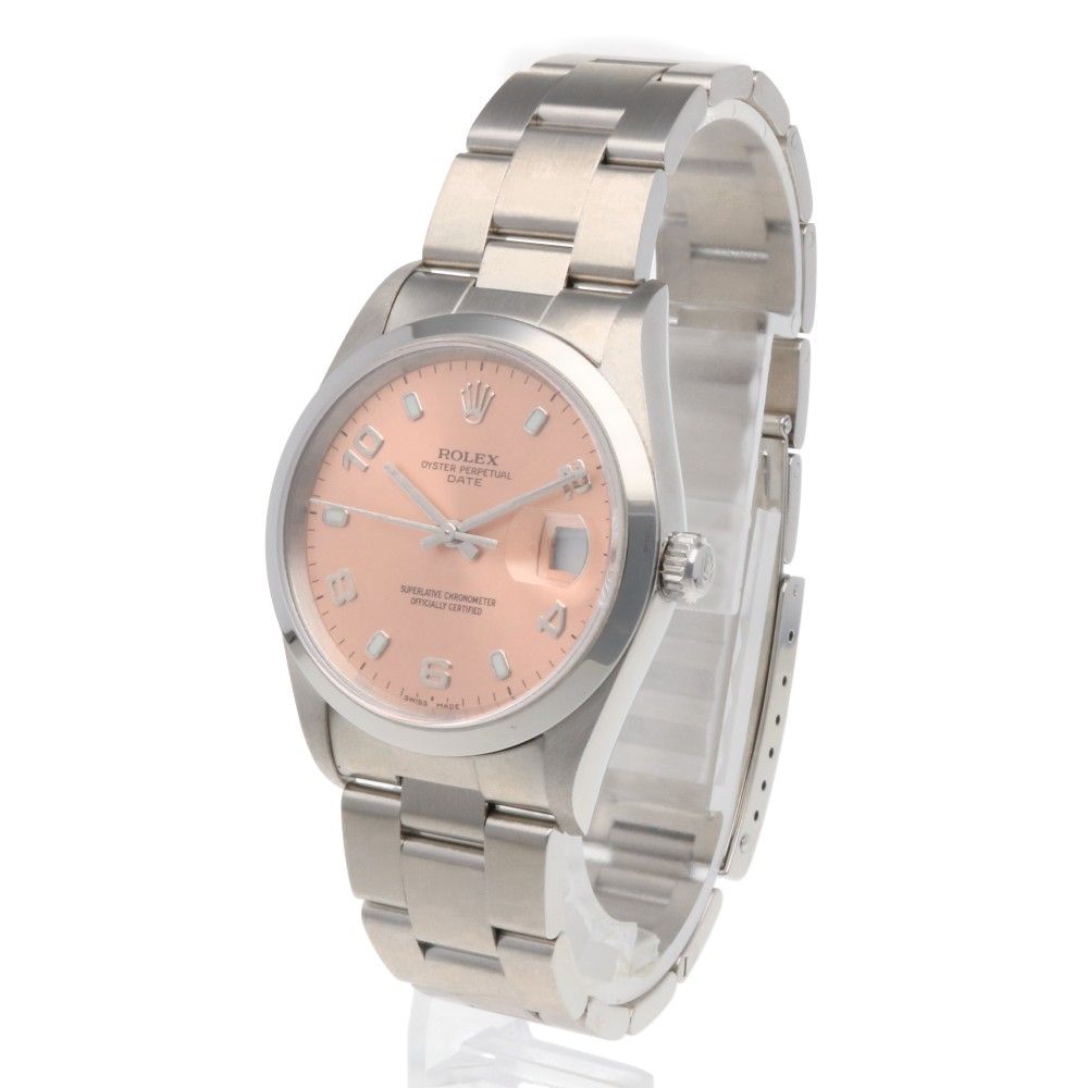 Rolex Date Oyster Perpetual Watch Stainless Steel Automatic Winding Overhauled — view 3