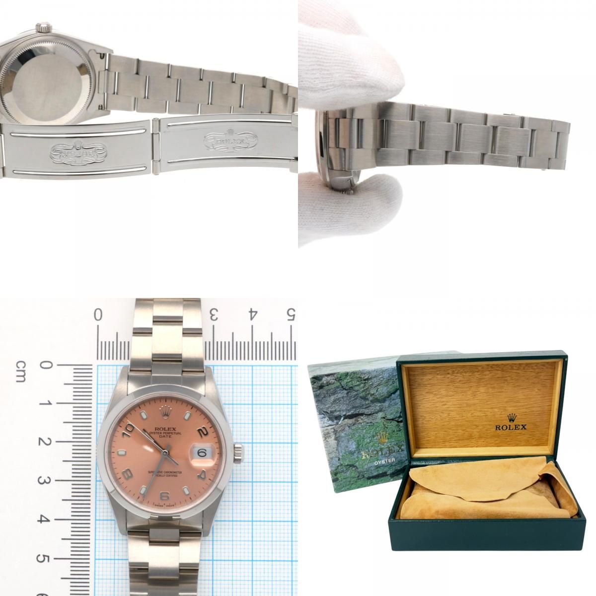 Rolex Date Oyster Perpetual Watch Stainless Steel Automatic Winding Overhauled — view 9