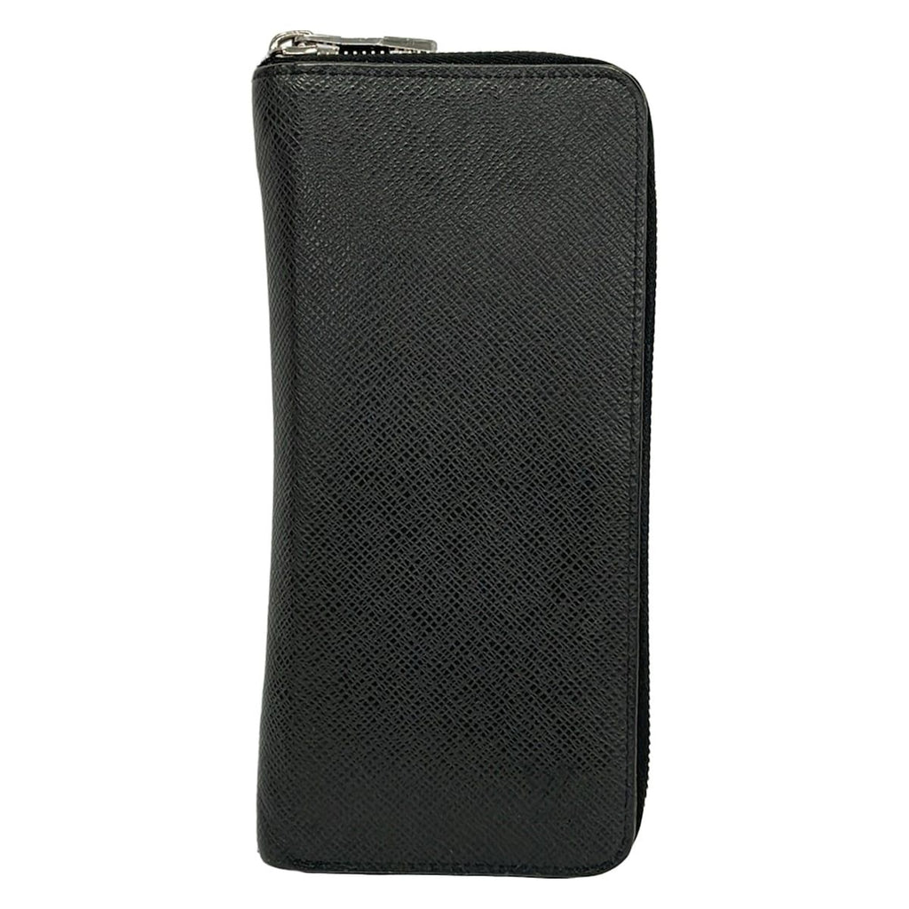 Louis Vuitton Wallet Taiga Zippy Vertical Ardoise Initial Leather