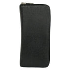Louis Vuitton Wallet Taiga Zippy Vertical Ardoise Initial Leather