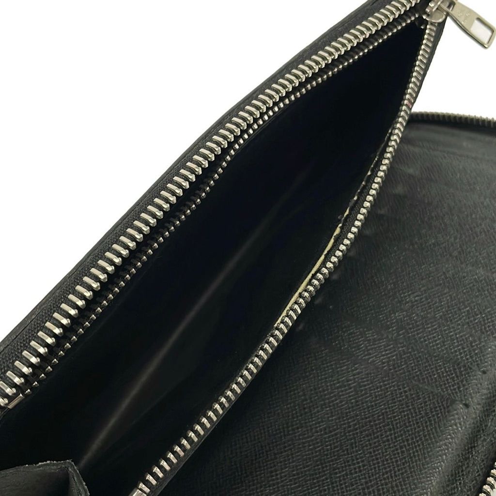 Louis Vuitton Wallet Taiga Zippy Vertical Ardoise Initial Leather — view 4