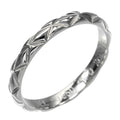 Chanel Quilted Small Platinum Ring