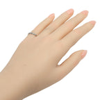 Chanel Quilted Small Platinum Ring — view 2