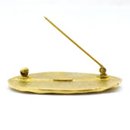 Chanel CC Logo Vintage Gold Plated Brooch — view 3