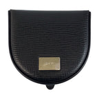 Loewe Vintage Black Silver Leather Coin Purse