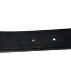 Gucci Belt 75 30 Black Gold Double Leather — view 4