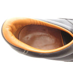 Hermes Leather Sneakers Quick Lace Up 42.5 Black — view 7
