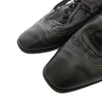 Hermes Leather Sneakers Quick Lace Up 42.5 Black — view 3
