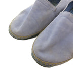 Hermes Slip on Shoes Espadrilles Suede 41 Light Blue — view 3