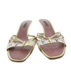 Louis Vuitton Sandals Monogram Strap Pin Heels Multicolor — view 4