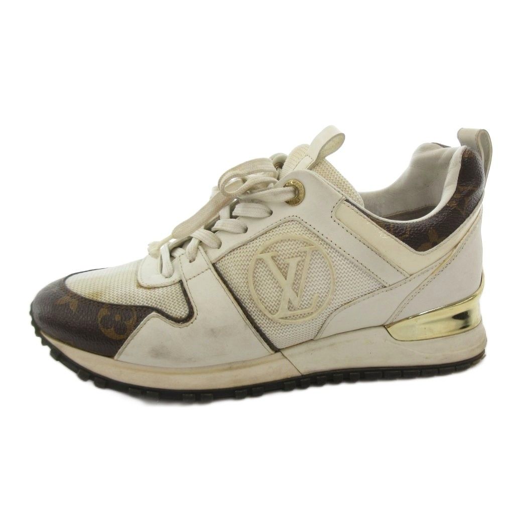 Louis Vuitton Run Away Sneakers Low Cut 36 White