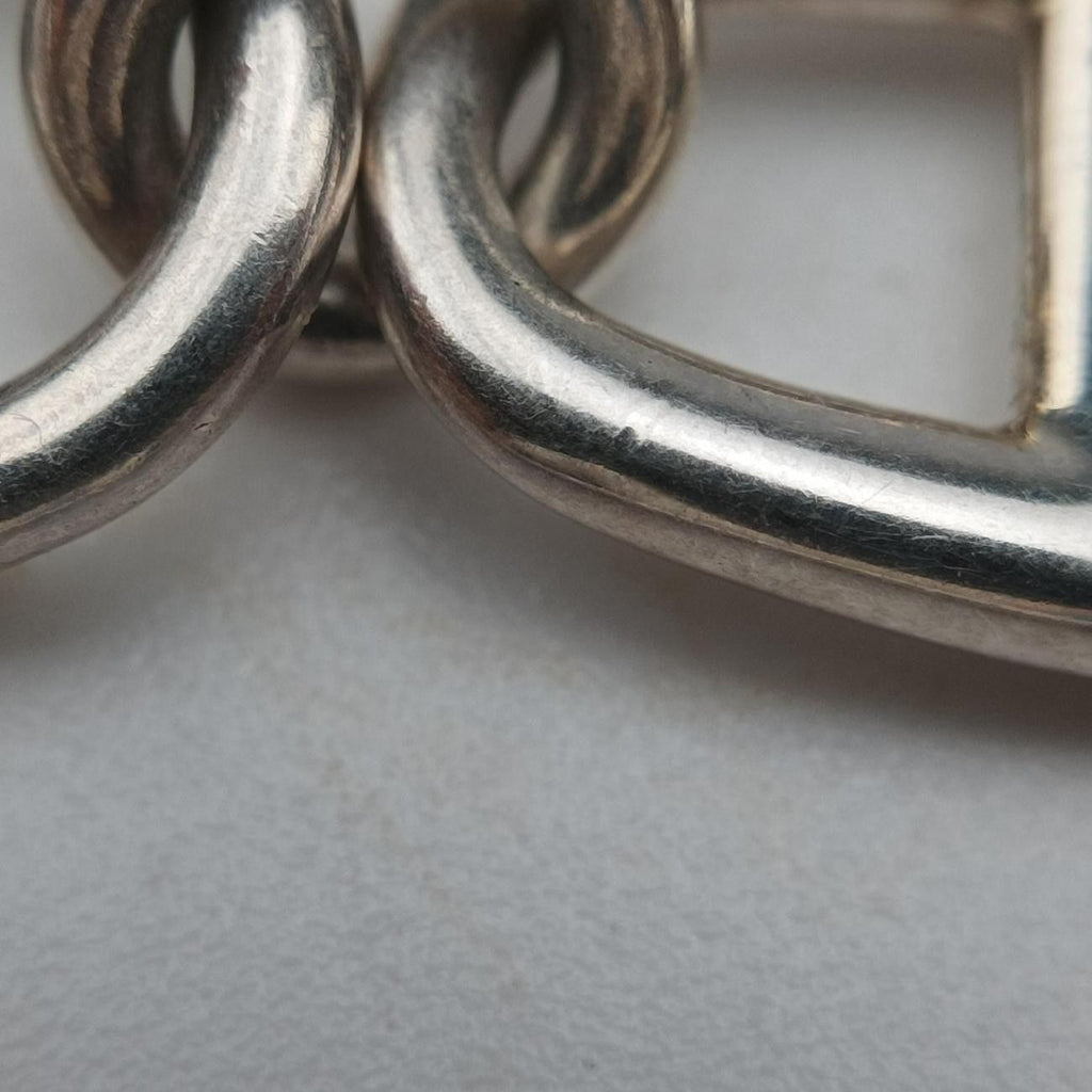 Hermes Chaine D'ancre Amulet Silver Necklace — view 9