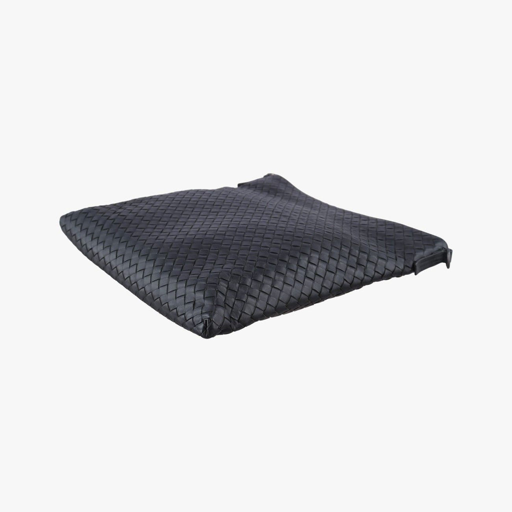 Bottega Veneta Intrecciato Black Lambskin Tote — view 4