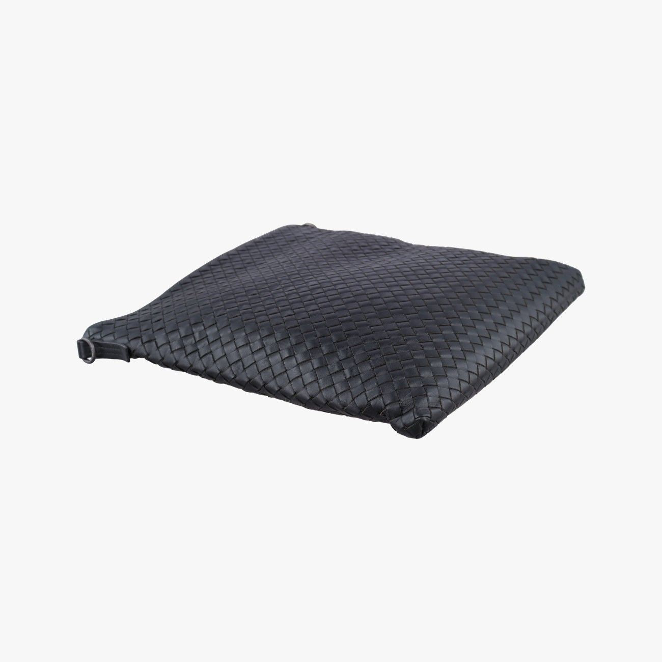 Bottega Veneta Intrecciato Black Lambskin Tote — view 7