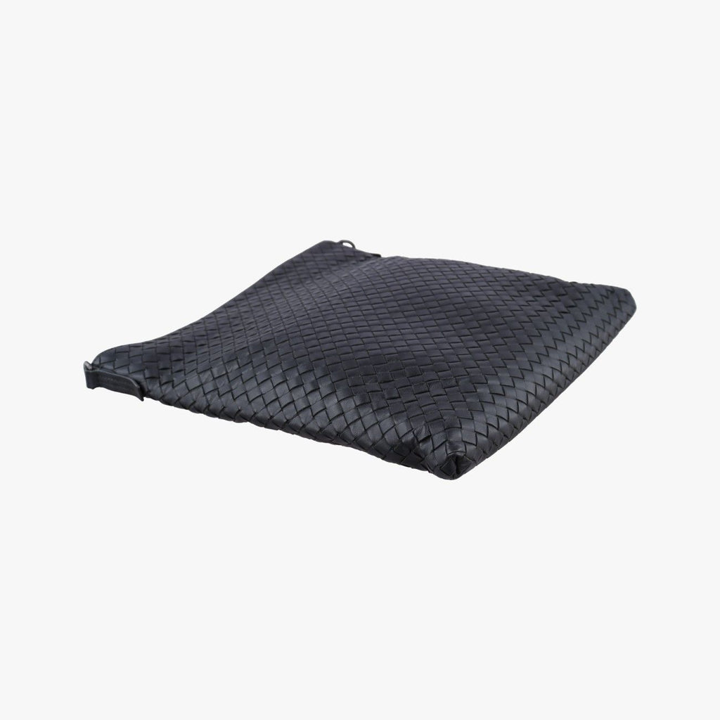 Bottega Veneta Intrecciato Black Lambskin Tote — view 5