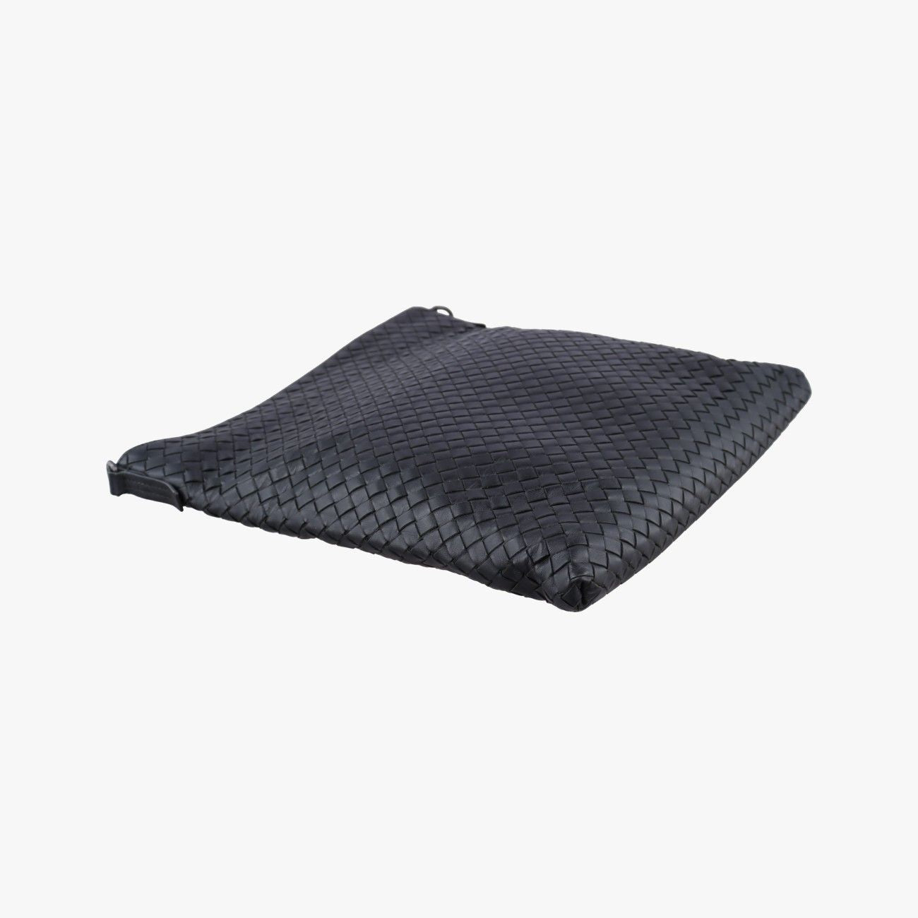 Bottega Veneta Intrecciato Black Lambskin Tote — view 5