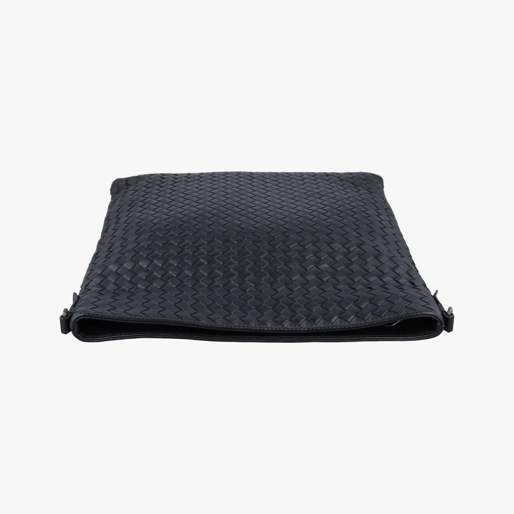 Bottega Veneta Intrecciato Black Lambskin Tote — view 8