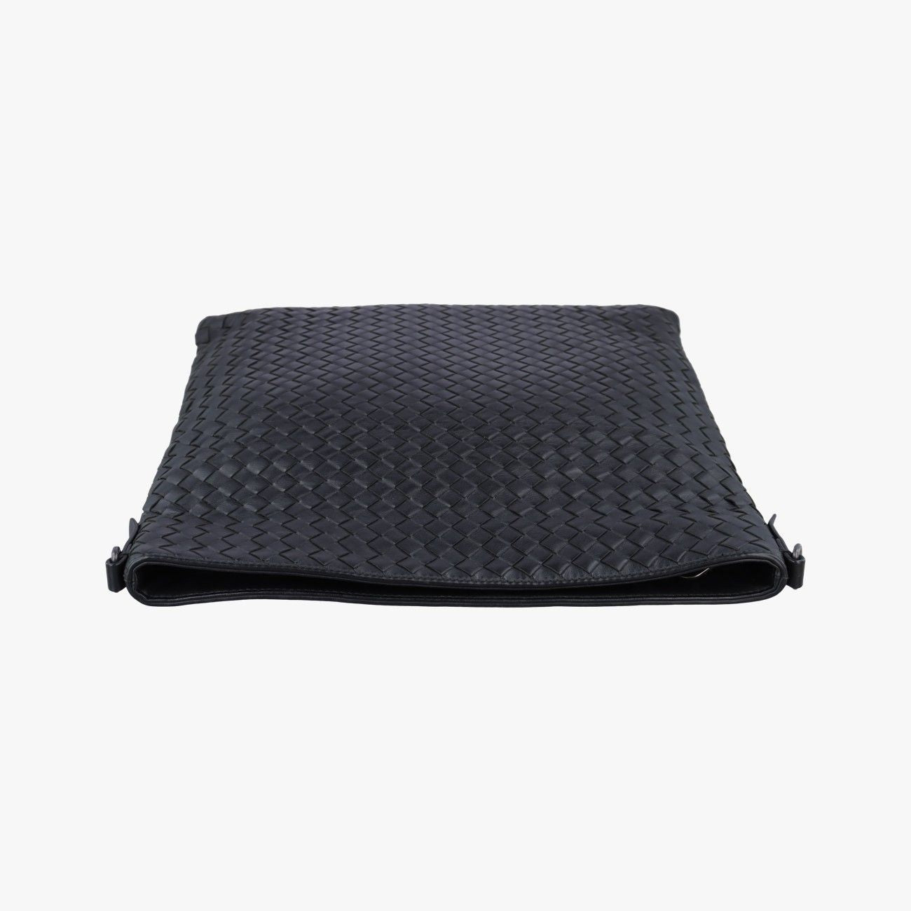 Bottega Veneta Intrecciato Black Lambskin Tote — view 8