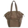 Saint Laurent Handbag Leather Logo Brown