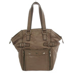 Saint Laurent Handbag Leather Logo Brown