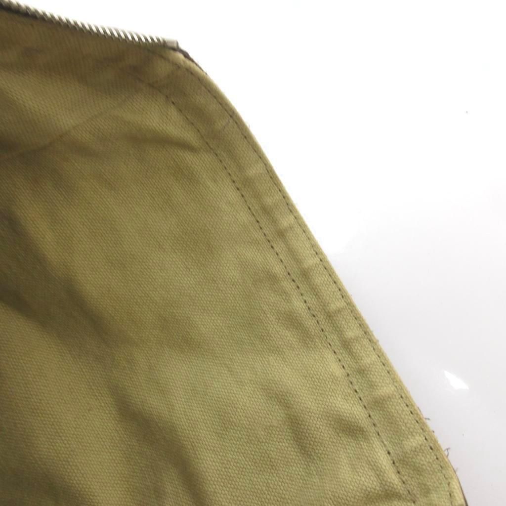 Saint Laurent Handbag Leather Logo Brown — view 8
