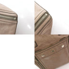 Saint Laurent Handbag Leather Logo Brown — view 9