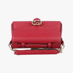 Gucci Interlocking Red Leather Shoulder — view 8