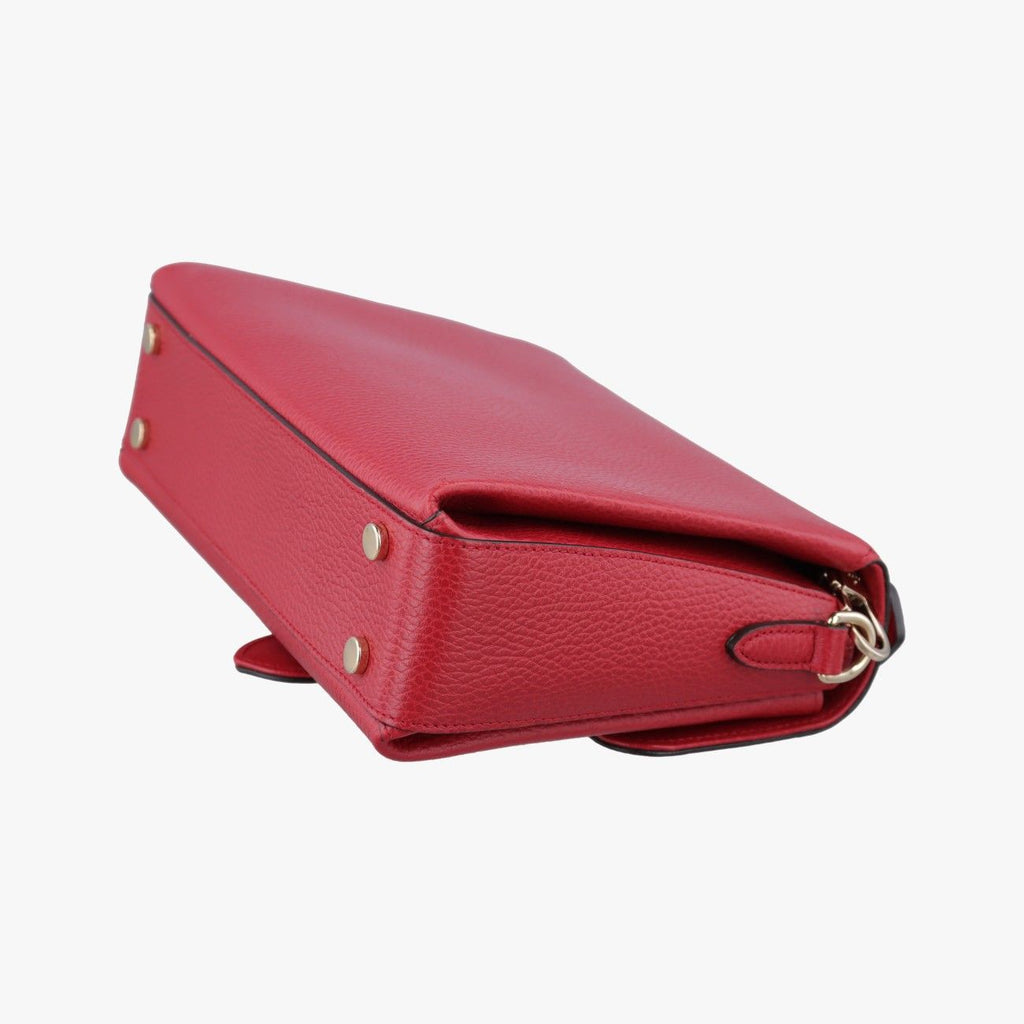 Gucci Interlocking Red Leather Shoulder — view 6